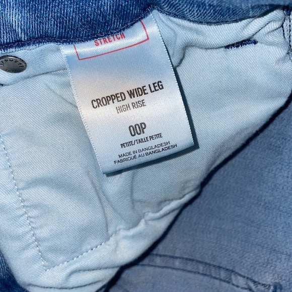 Express Cropped Wide Leg High Rise Jean - Picture 8 of 12